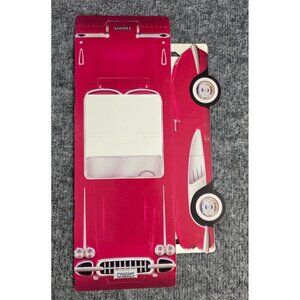 Namkung Corvette Red Cardboard Promotional Item Biodegradable Admark 1987 Vtg